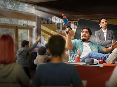The comedy series Nordin continues on Prime Video. 