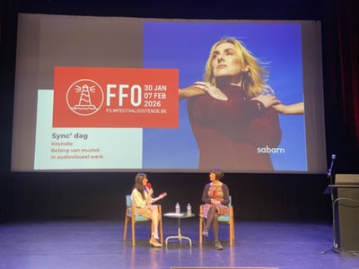Music synchronization in audiovisual productions in the spotlight at the Ostend Film Festival 