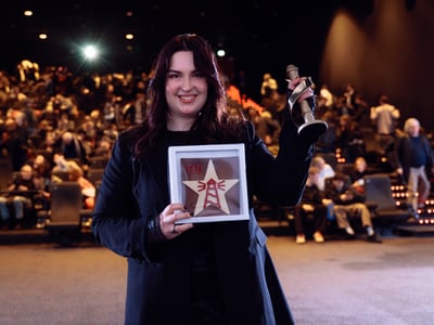Natasja Briers wins short film competition with 'Still Life' 