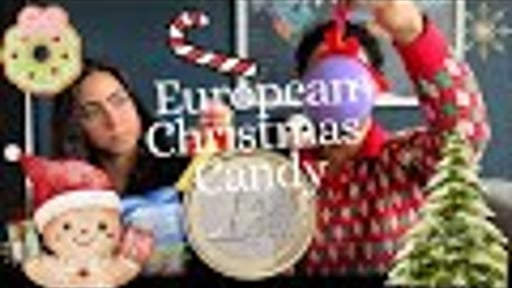 Trying CHRISTMAS SWEETS from EUROPE 