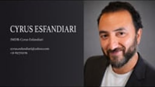 CYRUS ESFANDIARI - Showreel 2026