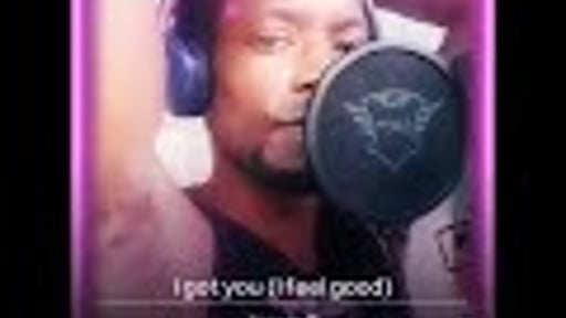 Enticing Tyson (Tyson L. Taylor-Gerstner) the Firebrandchef singing "I got you (I feel good)"