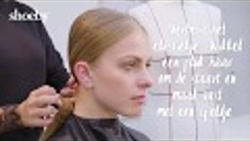 Tutorial: Style your crimped ponytail