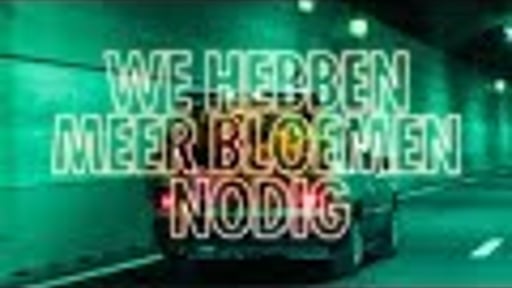 We hebben meer bloemen nodig