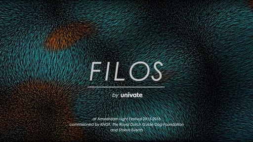 Filos - Light installation at the Amsterdam Light Festival 2016