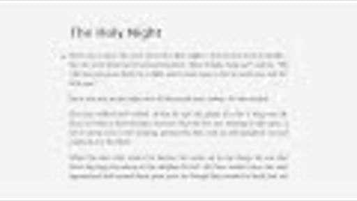 Booktrack Preview:  The Holy Night.  Soundtrack by Randolf Smeets