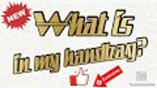 What is in my bag? Part 3