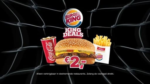 TVC Burger King - Straatvoetbal