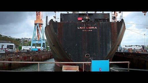 DAMEN SHIPREPAIR BREST, LNG LIBRA Docking V1