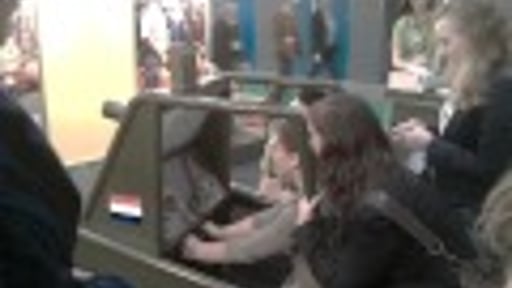 Tanksimulator Legermuseum in actie!