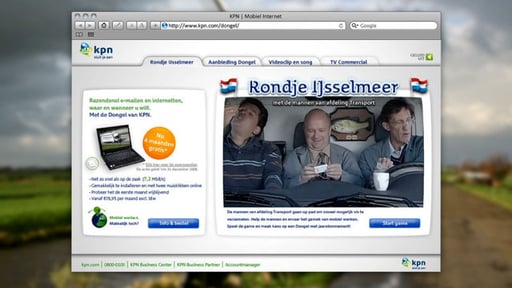 KPN Rondje IJsselmeer advergame