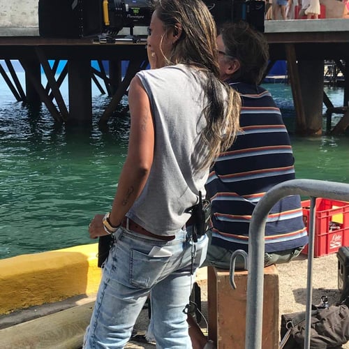 Rose Island on set Malta
