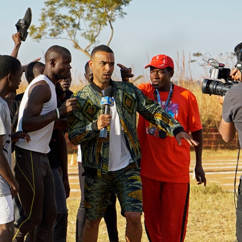 What's Up Africa set photo Malawi