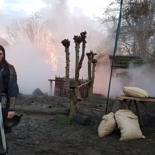 Vrije tijd op de set