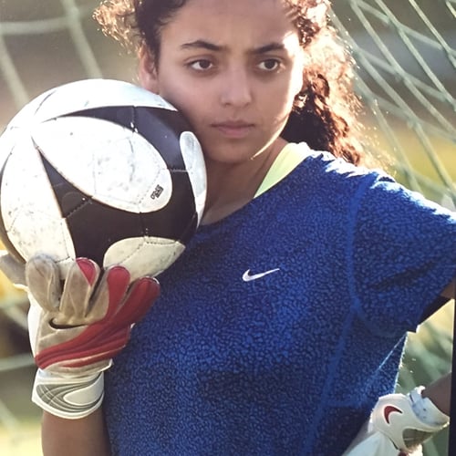 Shoot van Voetbalmeisjes