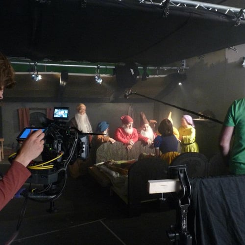 Acteurs in set Snow White