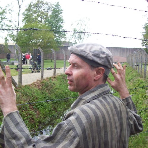 Gevangene in concentratiekamp
