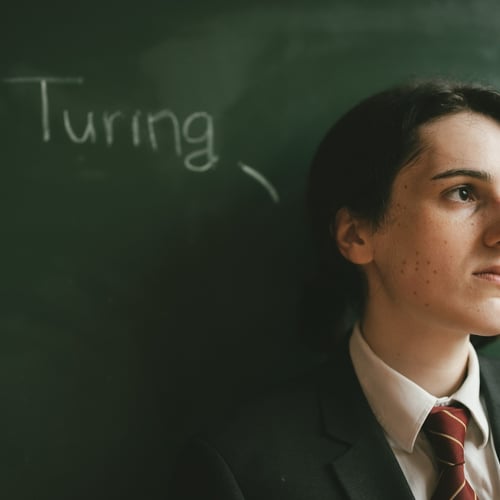As Alan Turing - Breaking the Code