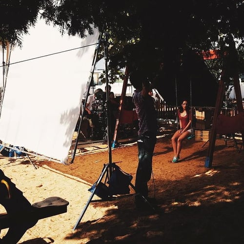 On set: Renesse (2016)
