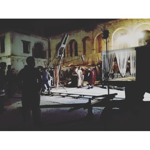 On set Malta film studios