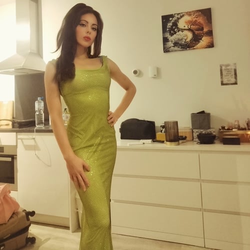 Full body shot dress