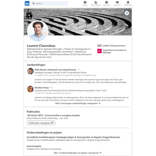 LinkedIn Profiel