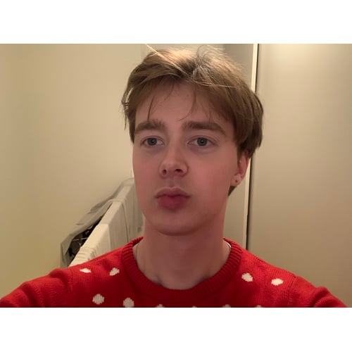 Ik in kersttrui