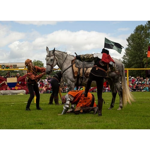 Schildknaap bij Spectacular Jousting Linlithgow