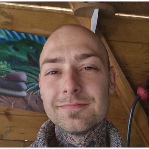Foto grijns