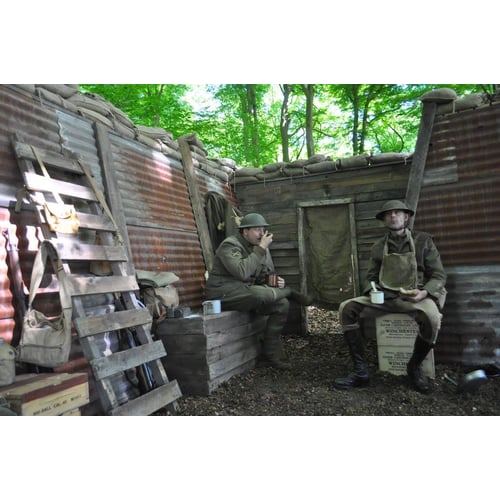 Loopgraaf decor WW1