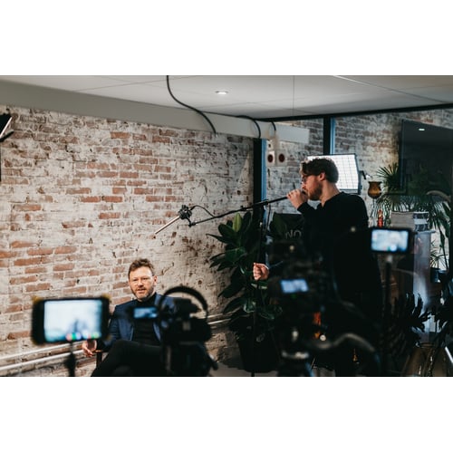 Video opnames bij bedrijf