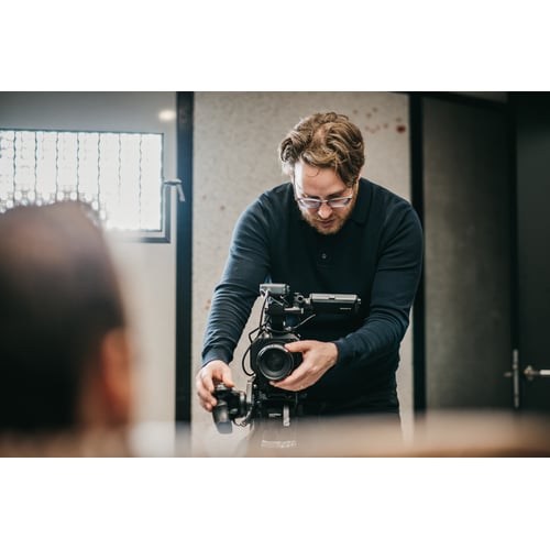 Filmopnames Niels de Groot