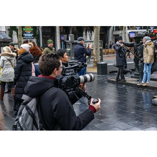 Behind the scene : Opnames in Amsterdam 