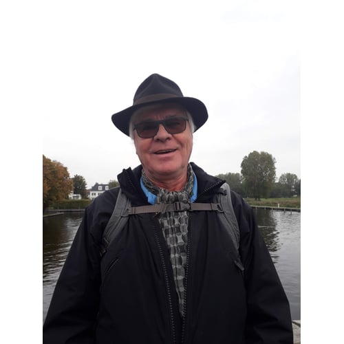 wandelen met hoed