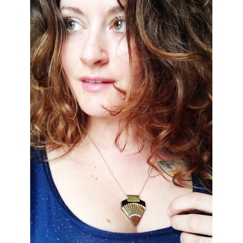 Wolf & Moon pendant shot