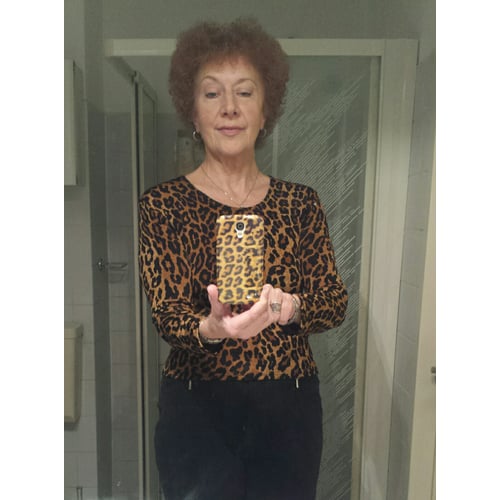 Selfie na het stappen...