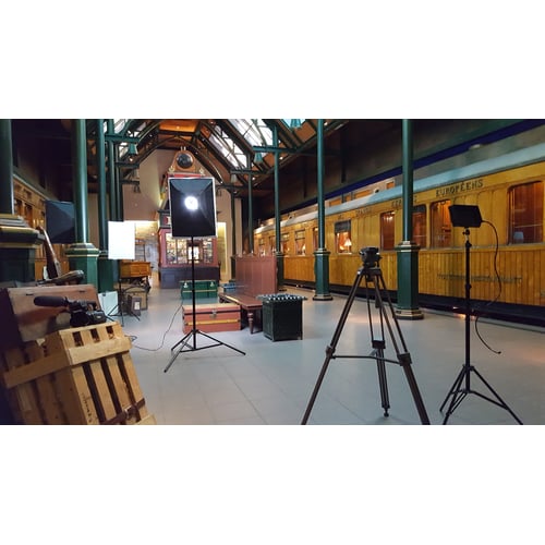 Videoclip bij Spoorwegmuseum
