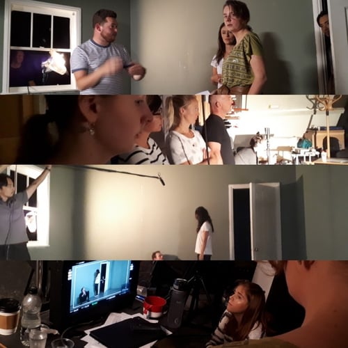 Film opnames " Morning Fix"