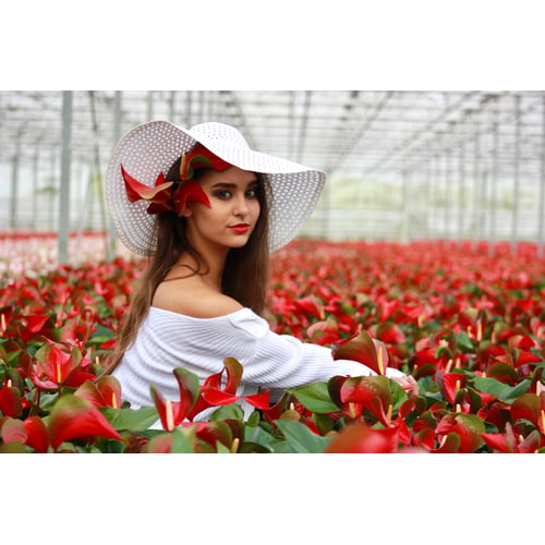 Greenhouse  photoshoot