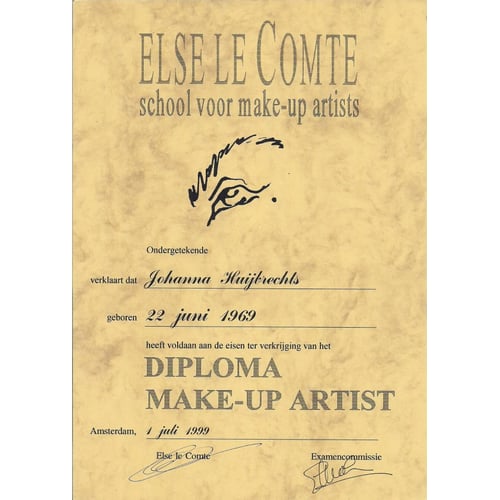 Make-up Artist diploma