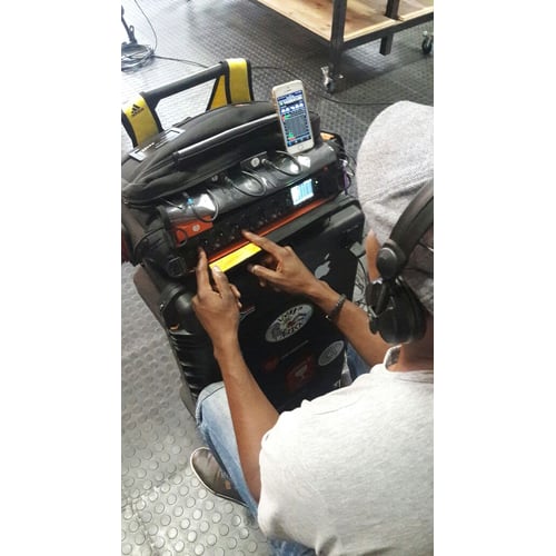 At work