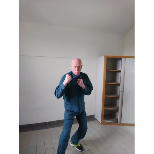 als gevangene