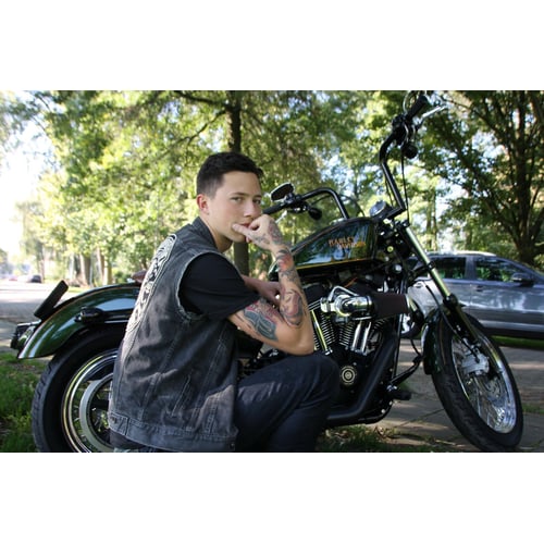 Jesse fotoshoot Harley 23 september 2017