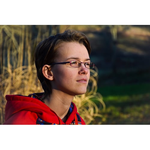 Zijaanzicht hoofd