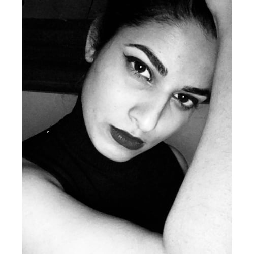 Black and white