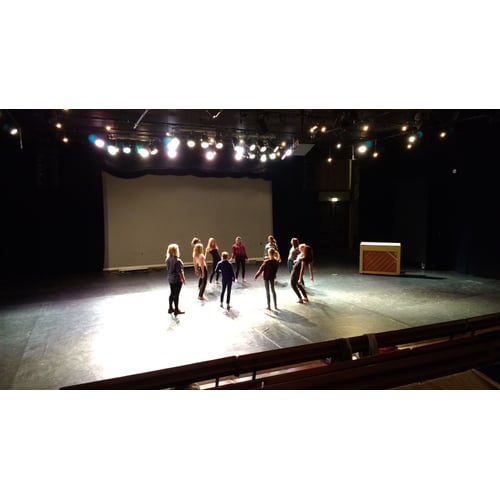 Repetitie theaterproductie Alles is Alice
