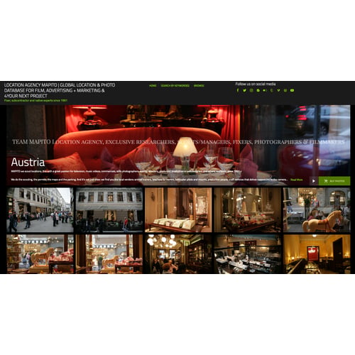 Location database Austria