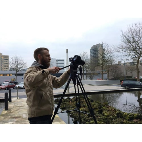 Shooting for "Blue Trapezium" 