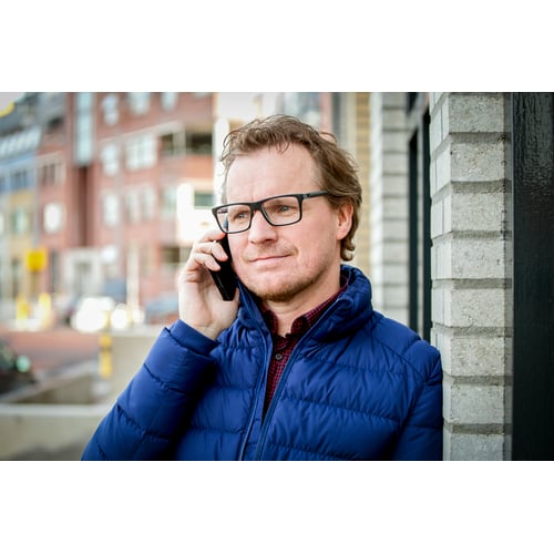 Henk de Wit met bril