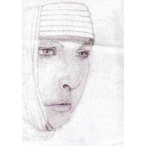 Schets (Joodse vrouw) erasvinci